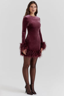Lidia® | Women's velvet mini dress