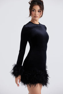 Lidia® | Women's velvet mini dress