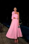 Lucía® | Midi Dress With Floral Cut-Out