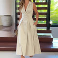 Mara® | V-Neck Midi Dress