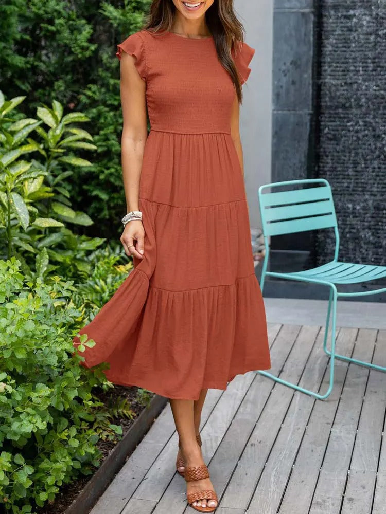 Tracy® | Refined Belly-Covering Dress