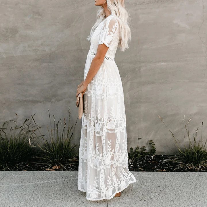 Cerise® | Maxi lace Ibiza dress