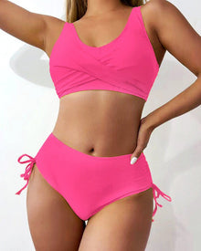 Ana® | Plain Bikini With A Sporty Twist And Drawstring