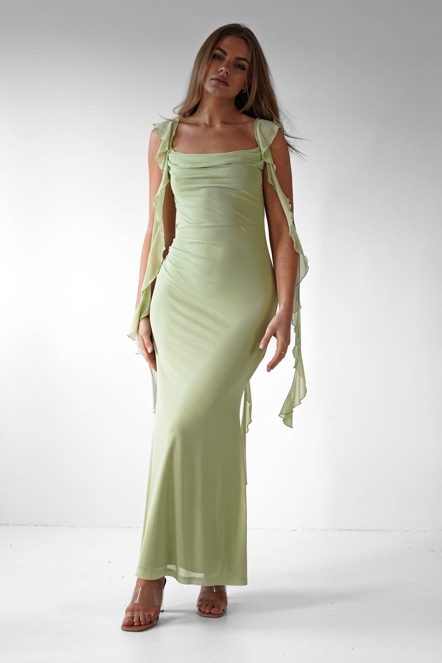 Salma® | Sutton Ruffle Midaxi Dress