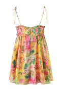 Leonor® | Chiffon Mini Dress With Floral Print