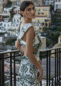 Krystel® | Long dress with slit