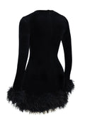 Lidia® | Women's velvet mini dress