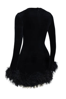 Lidia® | Women's velvet mini dress