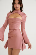 Violeta® | Draped corset dress for women