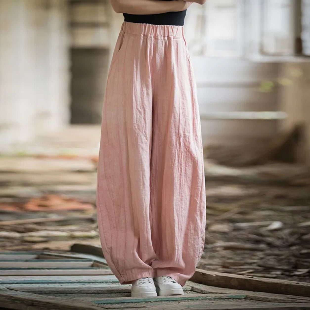 Elodie Tie-Dye Lantern Trousers