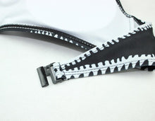 Delia® | Black And White Bandeau Bikini