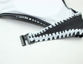 Johana® | Black And White Bandeau Bikini