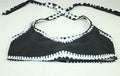 Delia® | Black And White Bandeau Bikini